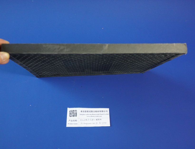 PP honeycomb core board activated carbon holder for purifying-157