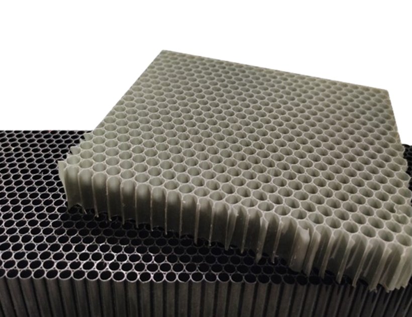 Polycarbonate honeycomb core strips wind tunnel for air purifying-170