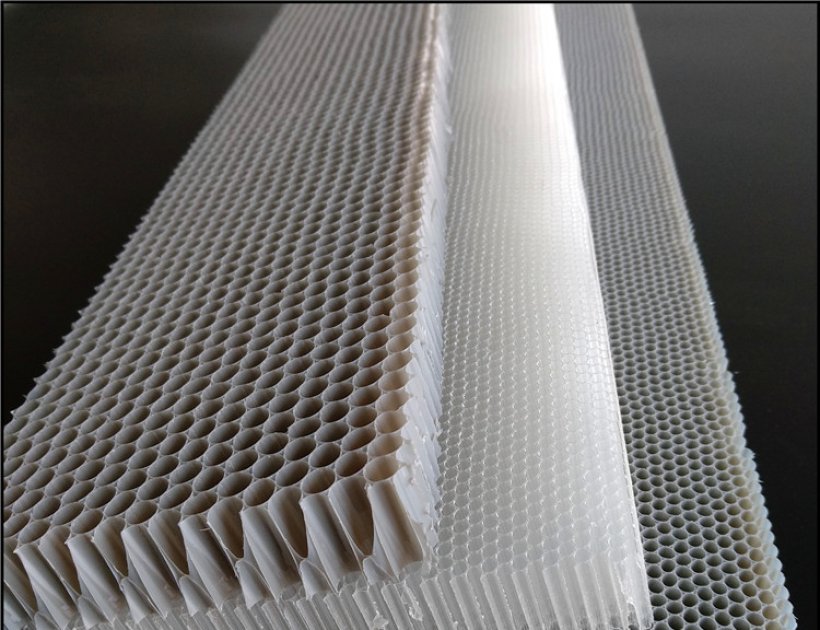 Polycarbonate honeycomb core strips wind tunnel for air purifying-163