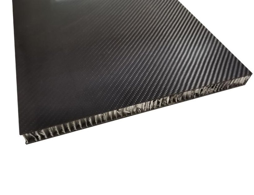 PP honeycomb core material with carbon fibre surface-275