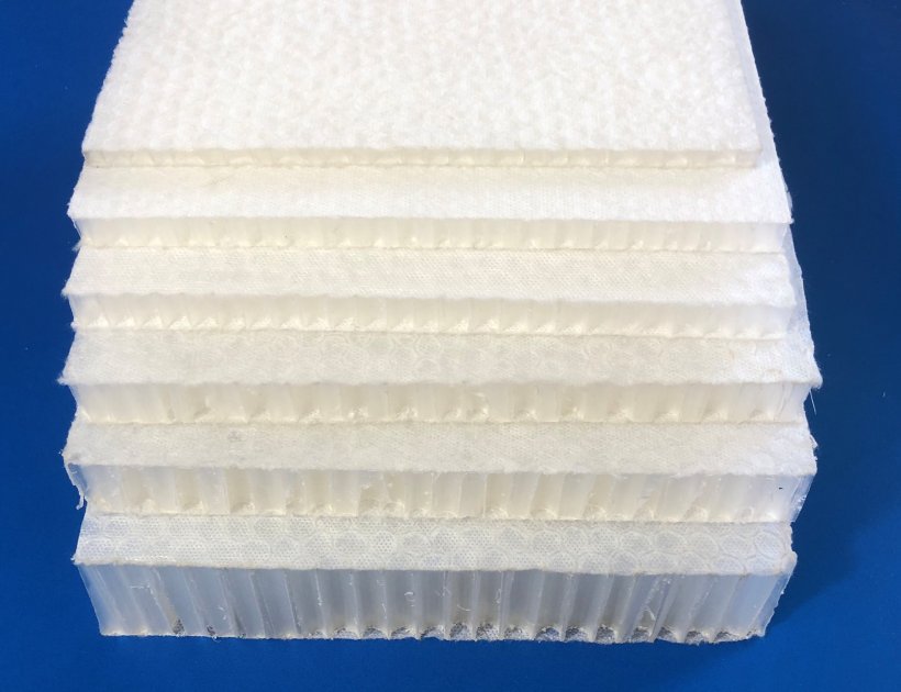 Thermoplastic Polypropylene honeycomb with open cell-697