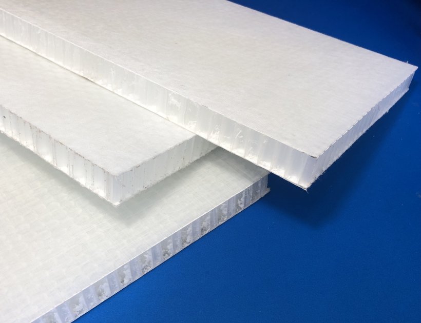 FRP fiber glass PP honeycomb panels for boat-801