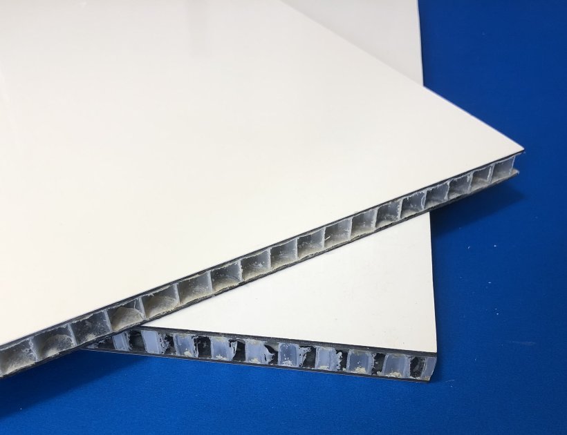 Plastic honeycomb wall panels for modular clean rooms-873