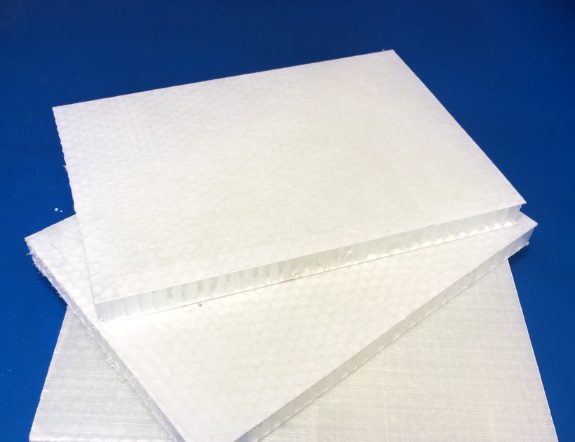 FRP fiber glass PP honeycomb panels for boat-802