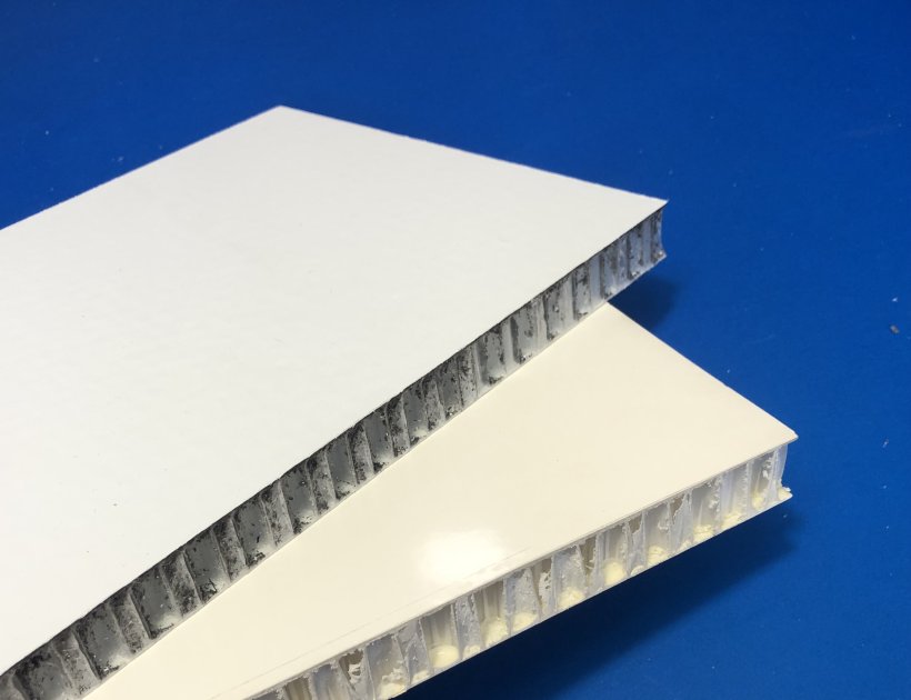 Plastic honeycomb wall panels for modular clean rooms-871